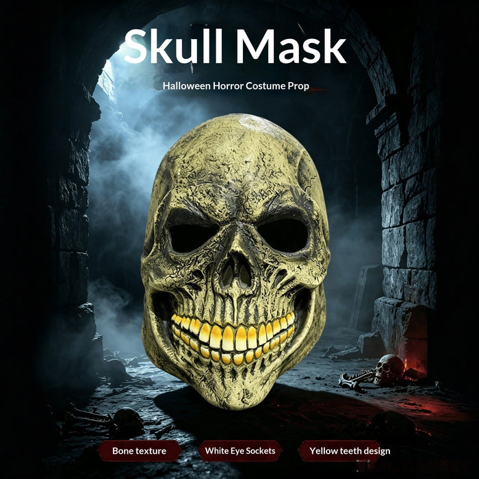 Halloween Skull Mask Soft Silicone Mask