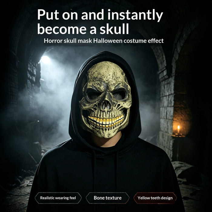Halloween Skull Mask Soft Silicone Mask