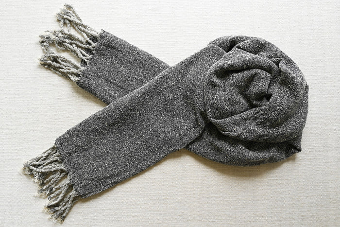Handwoven Raw Silk Scarf