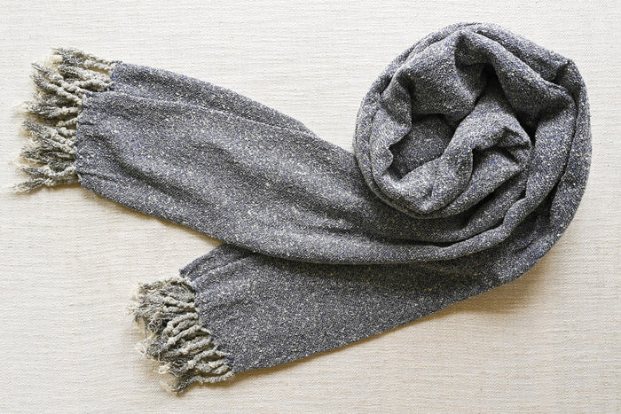 Handwoven Raw Silk Scarf