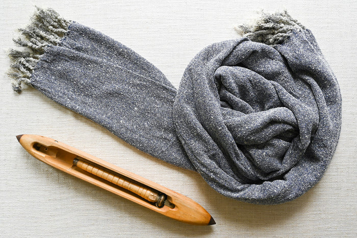 Handwoven Raw Silk Scarf