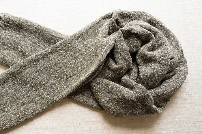 Handwoven Raw Silk Scarf