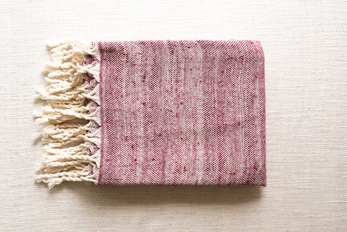 Handwoven Raw Silk Scarf
