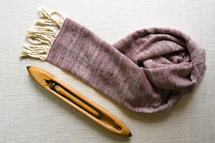 Handwoven Raw Silk Scarf