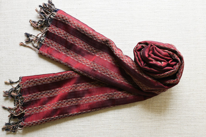 Handwoven Silk Scarf