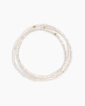 Harbor Bracelet Set || option::18K Gold Plated, Mother of Pearl