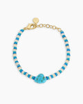 Harbor Turquoise Bracelet || option::18K Gold Plated