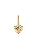 HENDRY ROUND-CUT BAR STUD EARRING IN HONEY MOISSANITE, 18K GOLD VERMEIL