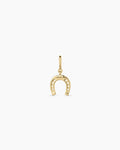 Horseshoe Parker Charm || option::18K Gold Plated