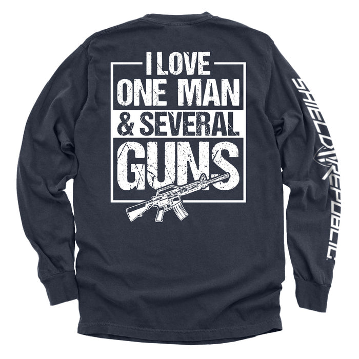Comfort Colors Long Sleeve / True Navy / S