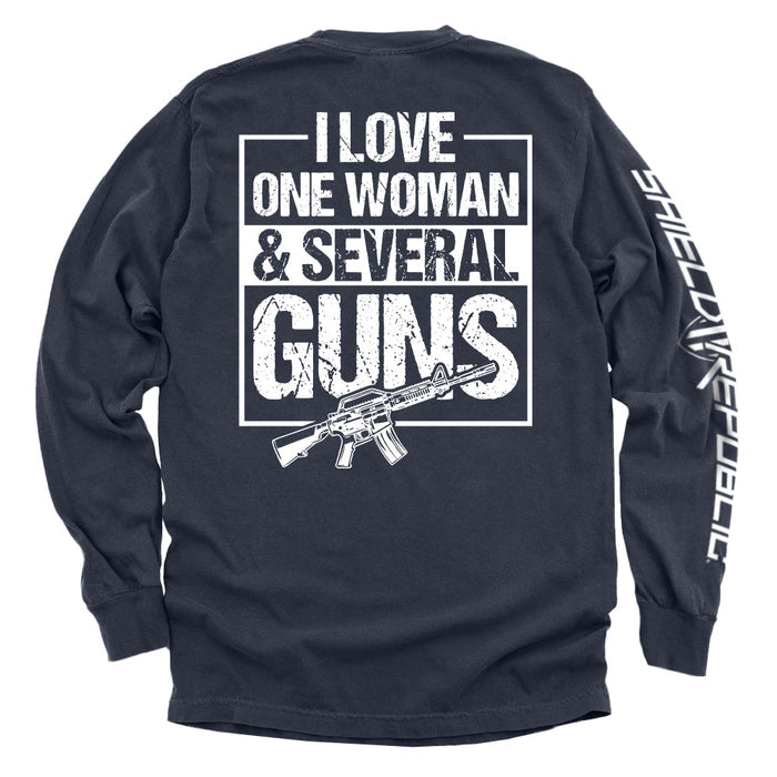 Comfort Colors Long Sleeve / True Navy / S