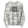 I Second That Dark Grey (Front) Corded Poncho