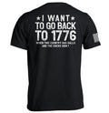 I Want To Go Back To 1776