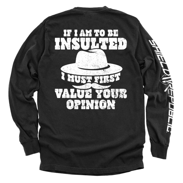 Comfort Colors Long Sleeve / Black / S