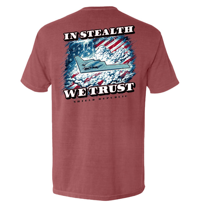 Comfort Colors Pocket Tee / Crimson / S