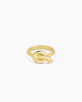 Infinity Knot Ring (size 5) || option::18K Gold Plated