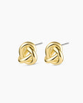 Infinity Knot Studs || option::18K Gold Plated