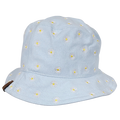 KB-005 C.C Daisy Rain Bucket Hat Light Blue