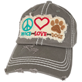 KBV-1405 Peace Love Dogs Moss
