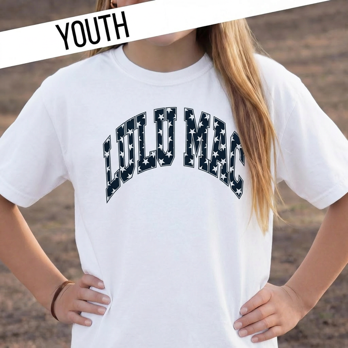 KD-STAR-1000 NAVY YOUTH COMFORT COLORS TEE