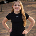 KD-TP1000 Kids Baby Doll Top - Black