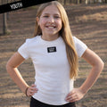 KD-TP1000 Kids Baby Doll Top - White
