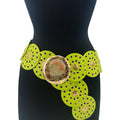 Large Circle Disc Belt-Mint
