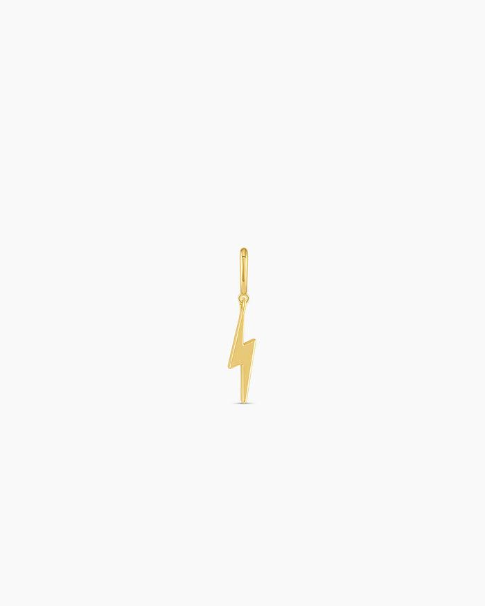 LightningParker Charm || option::18K Gold Plated, Lightning