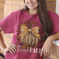 LM-182 Thankfall Pumpkin Flower-Heather Raspberry