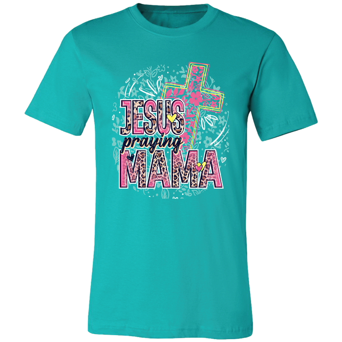 LM-207 Jesus Praying Mama Teal
