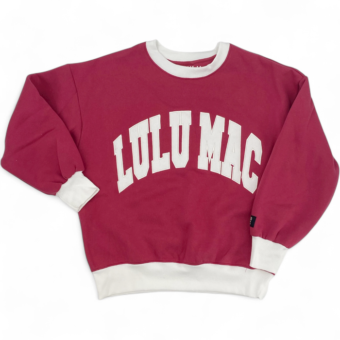 LM-SW-1002 Color Block Plum/White - Stitch