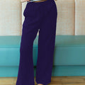 LM-WAFFLE PANT-NAVY
