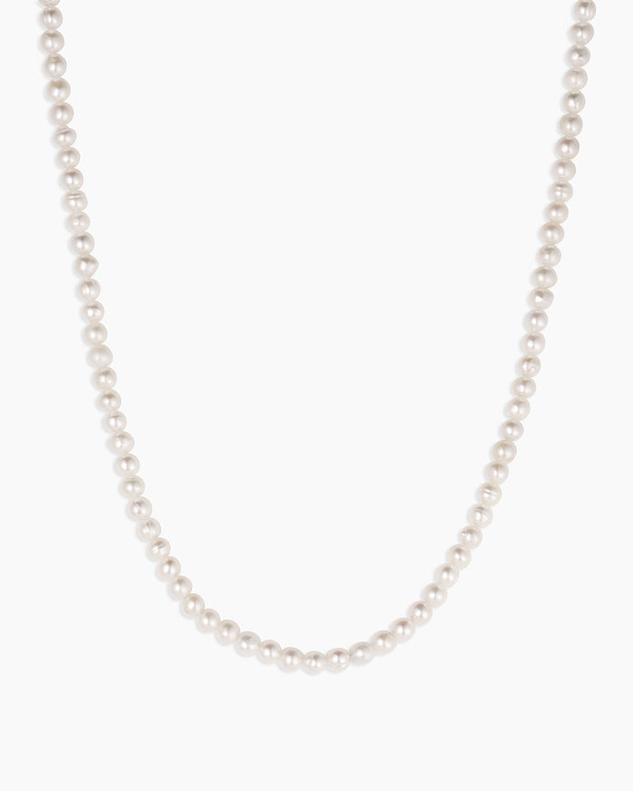Lou Pearl Necklace || option::18K Gold Plated