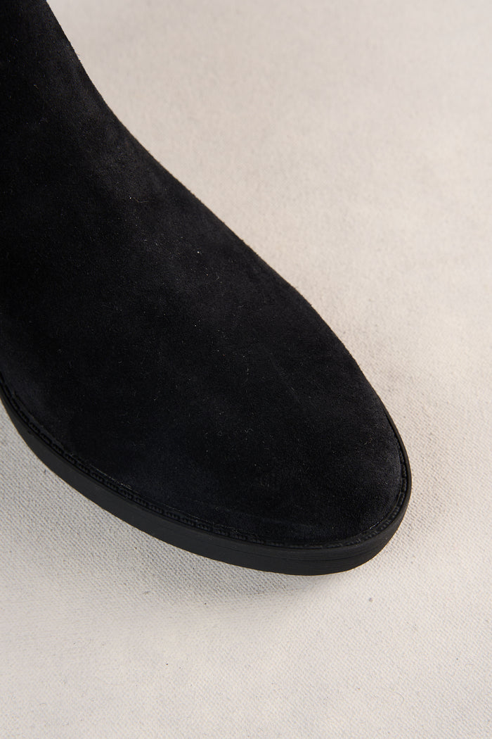 Louise Suede Boot - Black
