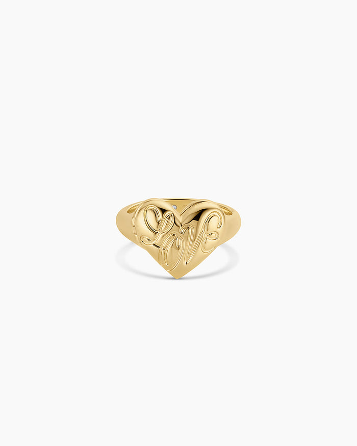 Love Locket Ring || option::18K Gold Plated
