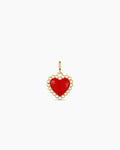 Love Pearl Parker Charm || option::18K Gold Plated