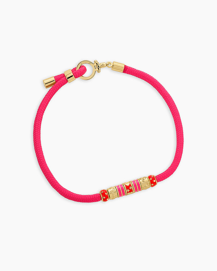 Love U Paracord Bracelet || option::18K Gold Plated