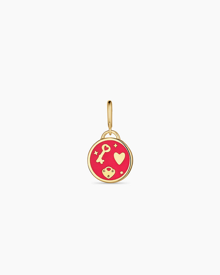 Love U Parker Charm || option::18K Gold Plated