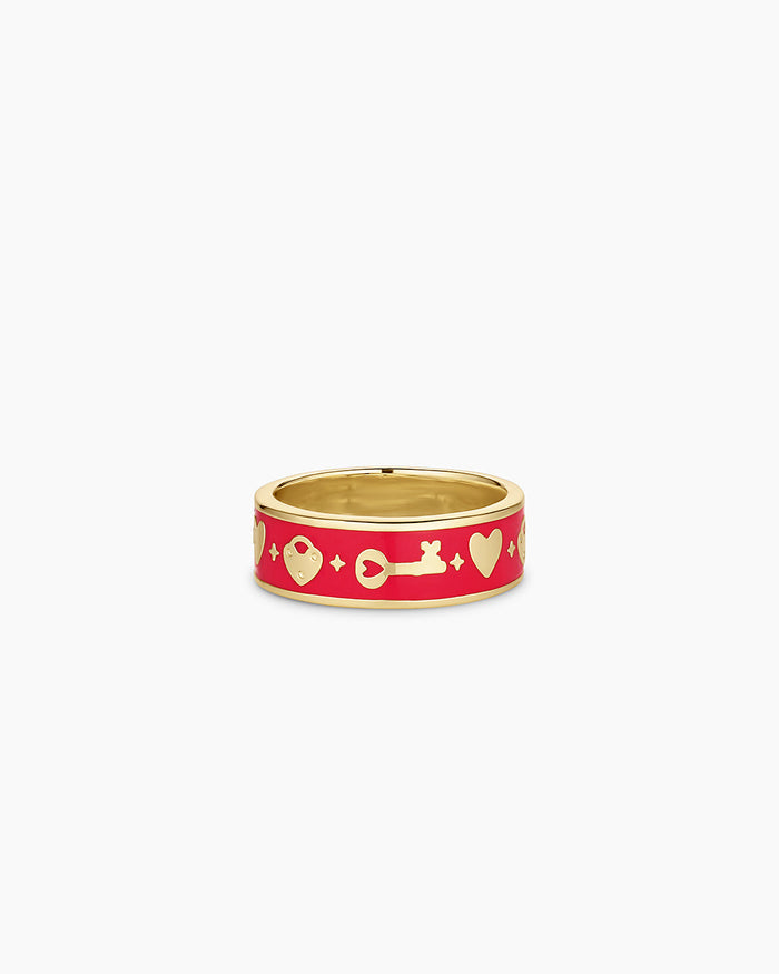 Love U Ring || option::18K Gold Plated