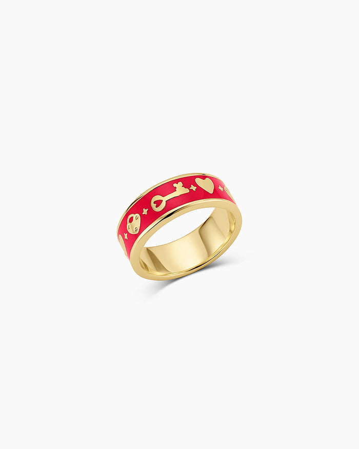 Love U Ring || option::18K Gold Plated