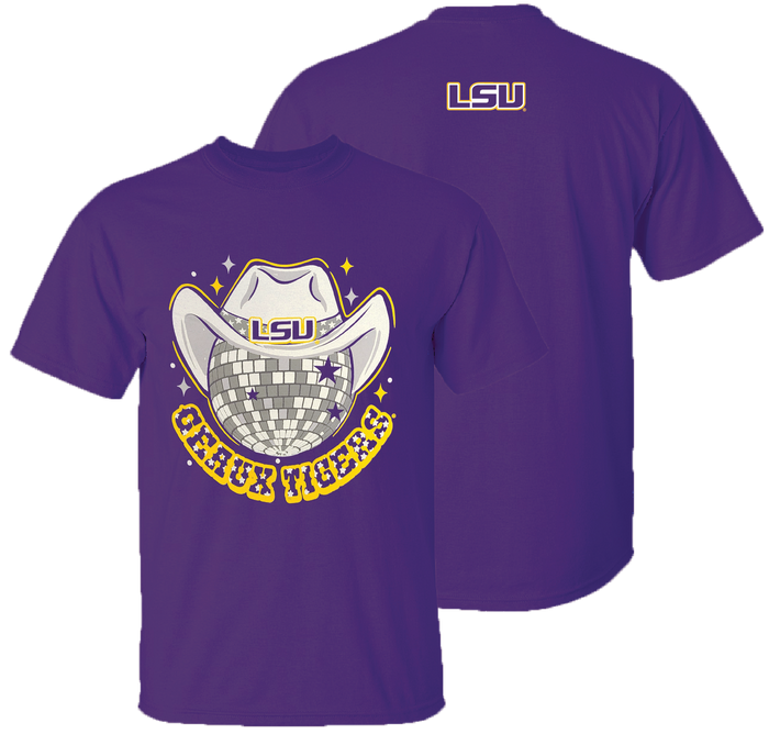 LSU Geaux Tigers Disco Purple