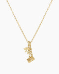 Lucky Parker Charm Necklace || option::18K Gold Plated