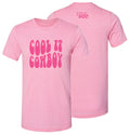 Lulu Mac-101 Cool it Cowboy SS-Heather Bubblegum