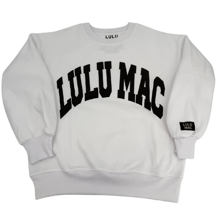 Lulu Mac Sweatshirt White/Black - Puff