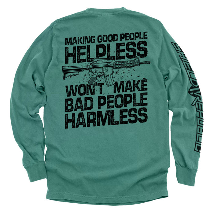 Comfort Colors Long Sleeve / Light Green / S
