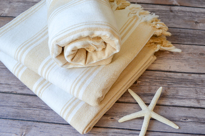 Malik Raw Silk Towel - Indigo Traders