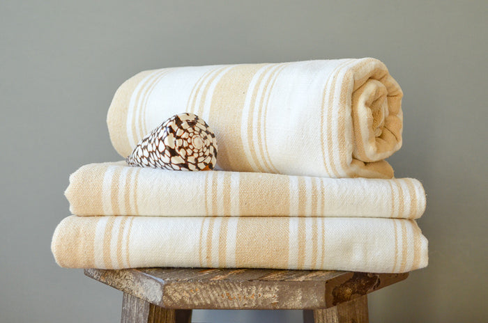 Malik Raw Silk Towel - Indigo Traders