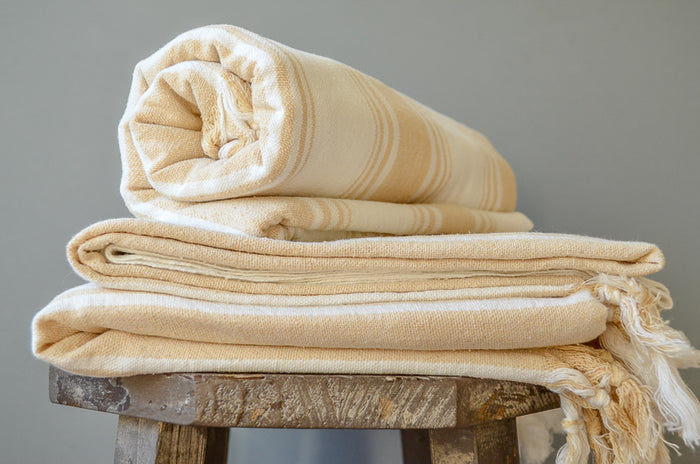 Malik Raw Silk Towel - Indigo Traders