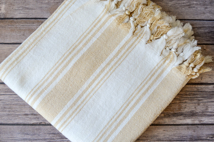 Malik Raw Silk Towel - Indigo Traders