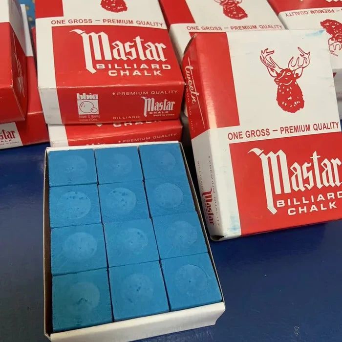 Master Chalk 12pcs Chalk Billiard Chalk Billiard Billiard Cue